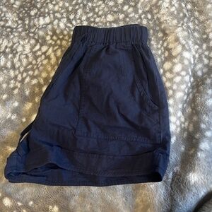 Lightweight Navy Blue Shorts